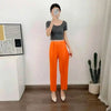 Straight Pleated Pants For Women High Elastic Waist Casual Loose Trousers Female Spring Clothing 2DA1022