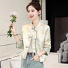 Women's Leisure Jacket Spring Autumn Retro Printing Be All-match Lady Outerwear Chinese Style Ladies Short Coat