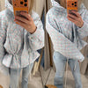 Printed Oversized Drawstring Waist Jackets Women Street Stand Collar Full Sleeve Zipper Slim Coats Autumn Chic Ladies Outerwears