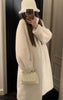 Ladies Stand Collar Mink Plush Outwear Women Leisure Long Sleeves Thicken Fur Coat Winter Female Long Faux Fur Jacket