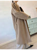 101801 Women Coat Winter Women's Jacket 10% Cashmere 90% Wool Classic Camel Wool Coat