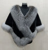 White Fur Shawl Women's Jacket Autumn Winter Faux Mink Fox Fur Dress Cheongsam Cloak Coats Thicken Warm Short Outwear