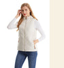 Women's Winter Smart Heated Vest, 11-Zone Heated Vest, USB-Powered Solid-Color Hooded Jacket, Casual, Sports, and Outdoor Warmth