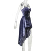Victoria Gothic Velvet A-line Dresses Female Elegant Evening Lolita Partywear Grunge Sling Lace Hem Alt Cloth