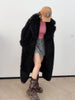 Colorful Fahionable Faux Fur Mongolian Jacket Long Tailored Collar Plush Winter Coat for Women Elegant Loose Fit Outerwear