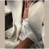Elegant Shawl Collar Lace Up Long Woolen Coat Women Full Sleeve Belt Lapel Thick Overcoat Autumn Winter Lady Chic Outwear