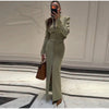 Casual Glossy Fitted Button‑Detail Jacket Skirt Set Lapel Collar Long‑Sleeve Autumn Women Outfit Warm Lady Two‑Piece Suit