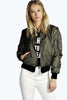 Autumn Short Jackets for Women Vintage High Street O-neck Bomber Jacket Female Zipper Long Sleeve Coat Woman