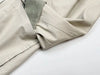 Casual Stand-up Collar Safari Style Mid-length Coat for Women A-line Pleated Waist Spring and Autumn Trench