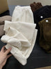 Retro High Waist Corduroy Pants Women Spring Fall Straight Causal Full Length Trousers Korean Baggy Black Pants