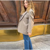 Women Chic Blazer Coat With Spliced Paisley Tassel Shawl Shoulder Pad Lapel Jacket Vintage Casual Autumn Lady Outfits