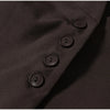 Elegant Lace Up Blazer Jacket Waist Cinching Irregular Hem V Neck Single Breasted Women's Suit Lady Commute Clothing
