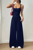 Spring Fall Women's Jumpsuit Solid Color Double-Strap Relaxed-Fit Casual Pants Y2k Clothing
