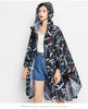 Big Size Women Leopard Raincoat Lightweight Rain Coat Poncho Ladies Waterproof Cloak Raincoats Adults Windproof Rainwear