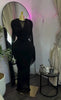 Women O-neck Pile Collar Long Sleeve Ruched Maxi Long Dress Spring Sexy Cocktail Birthday Holiday Party Dresses