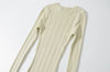 Sexy O Neck Ribbed Knitting Fishtail Sweater Dress Women Full Sleeve Stretch Basic Bodycon Maxi Long Mermaid Robe Vestido