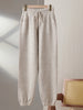 100% Merino Wool Pants Women Jogger Trousers Autumn Winter French Style Thick Soft Casual Female Knit Pencil Pants