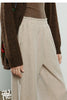 Women's Casual Pants Winter Cashmere-like Fleece-lined Tapered Thick Warm Trousers