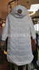 Winter Hooded Loose Solid Color Zipper Cotton Jacket Women Quilted Puffer Coat Fleece Lined Long Warm Irregular Hem Outerwear