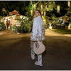 Floral Print Pants 3-piece Set Women Elegant Oversized Blazer Corset Top Sling Top Suit Lady Holiday Bohemian Outfit