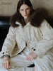 CraftWool LightWarm Self-Crafted Hooded FurLined Collar Parka for Women Winter Thick Insulated Down Coat