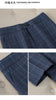 Khaki Blue Plaid Suits Women Spring Prfessional High End Casual Blazer And Pants Sets Office Lady Work Wear