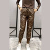 Autumn Winter Cotton Trousers Women's Snow Waterproof Warm Pants Winter Drawstring Thicken Casual Harem Pants
