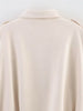 Women Suede Textured Jacket Long Sleeve Lapel Collar Loose Coats Casual Female Outerwear Chic Tops