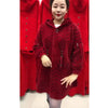 Mother's Winter Jacket Long Thicken Imitation Mink Cashmere Coat High End Middle Aged Elderly Women Knitted Cardigan Sweater 4XL