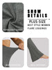Plus Size Women's Soft High Waisted Flare Pants, Leggings Tummy Control Soft Bootleg Bell Bottoms Running