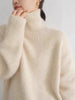 Autumn and Winter Thick Cashmere Sweater Women High Neck Pullover Sweater Warm Loose Knitted Base Sweater Jacket Tops