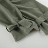 Women's Lace Up Cropped Trench Coat Lapel Long Sleeve Solid Loose Jacket Autumn Winter Female Street Outerwear