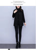 High End Women's Solid Woolen Coat Autumn Winter Middle Aged Mother Wool Trench Outwear Large Size Mother Warm Blend Jacket 4XL