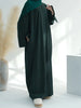 Turkey Dubai Muslim Winter Abaya Corduroy Women Closed Abaya Loose Daily Wear Muslim Long Winter Dress