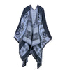 Winter Poncho Women Capes Scarf Imitation Cashmere Ladies Scarves Warm Shawls Wraps Woman Ponchos Bufanda Mujer Foulard