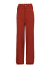 French Two Piece Sets for Women Stand Collar Long Sleeves Patchwork Button Top High Waist Pant Set Female