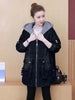 Winter Women Lamb Wool Thick Denim Jacket 3XL Loose Hooded Windbreaker Coat Casual Zipper Jeans Outerwear Warm Parkas