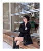 Autumn Black Blazers Women's Casual Elegant Long Sleeve Temperament Casual Loose Suit Woman Ladies Outwear