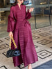 Pleated French Dress for Women In The Spring and Autumn of We Can Deliver One Piece From Stock Maxi Dress for Women