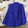 Korean Solid Color Lady Top Outwear Spring Autumn Long Sleeves Female Blazer Jacket Double-breasted Women Suit Coat