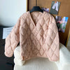 Lagabogy Autumn Winter Warm Puffer Coat Women Light Thin 90%White Duck Down Jacket Female Short Single Breasted Outwear