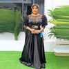African Dresses for Women Plus Size Sequin Evening Party Long Dress Dashiki Ankara Outfits Robe African Clothes