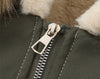 American Hip Hop Faux Fur Collar Winter Jacket Women Y2K Down Cotton Hooded Jacket Loose Vintage Motorcycle Cotton-Padded Coat