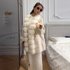 Faux Fur PatchworkTwisted Knitted Cardigan Women Elegant Lapel Long Sleeve Pockets Furry Knitwear Autumn Female Loose Outerwears