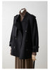 Spring Autumn Khaki Trench Coat for Women Belt Double Breasted Elegant Elegant British Style