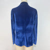 Elegant Velvet Blazer for Women Single Button Lapel Female Blazer Jacket Slim Fit Office Lady Outerwear Coat Spring Autumn Women