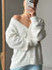 Women Knitted Thick Cashmere Wool Cardigan Chic V Neck Single Breasted Long Sleeve Sweater Fall Winter Coat Outwear