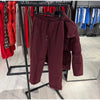 Drawstring Women's Winter Padded Jacket Pant Suits Hooded Full Sleeve Warm Jackets Pants Thicken Casual Lady Outfit