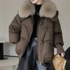 2026New Winter Jacket Women Parka Thick Warm Down Cotton Coat Parkas Female Casual Ladies Big Fur collar Cotton Outwear