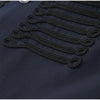 Retro Denim Military Jacket Women Solid Vintage Stand Collar Single Breasted Slim Short Jackets Lady Daily Street Outerwear